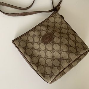 Authentic Vintage Gucci Monogram Crossbody